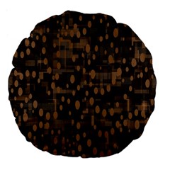 Abstract Dots Large 18  Premium Flano Round Cushions by nateshop