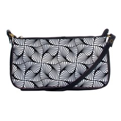 Abstract-gray Shoulder Clutch Bag by nateshop