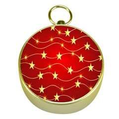 Background Christmas Decoration Holiday Xmas Shiny Gold Compasses by artworkshop