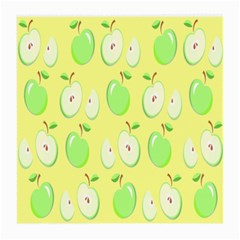 Apple Pattern Green Yellow Medium Glasses Cloth by artworkshop