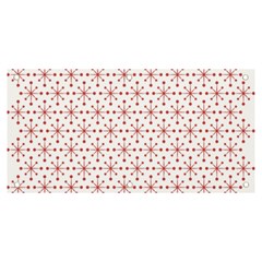 Pattern Christmas Pattern Red Stars Banner And Sign 6  X 3 