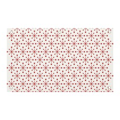 Pattern Christmas Pattern Red Stars Banner And Sign 5  X 3 