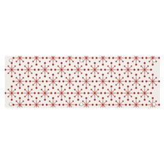 Pattern Christmas Pattern Red Stars Banner And Sign 6  X 2 