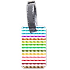 Ribbons Sequins Embellishment Luggage Tag (two Sides) by Sapixe
