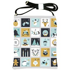Advent Calendar Shoulder Sling Bag by Sapixe