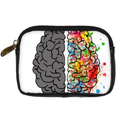 Brain Mind Psychology Idea Hearts Digital Camera Leather Case by Sapixe