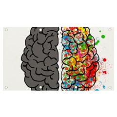 Brain Mind Psychology Idea Hearts Banner And Sign 7  X 4 