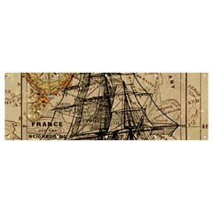 Ship Map Navigation Vintage Banner And Sign 12  X 4 