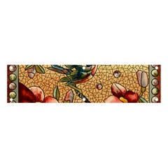 Flower Cubism Mosaic Vintage Banner And Sign 4  X 1 