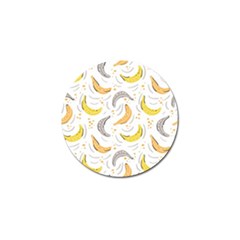 Seamless Stylish Pattern-with-fresh-yellow-bananas-background Golf Ball Marker (4 Pack) by Wegoenart