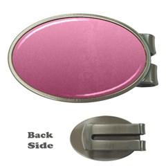 Background-pink Money Clips (oval)  by nateshop