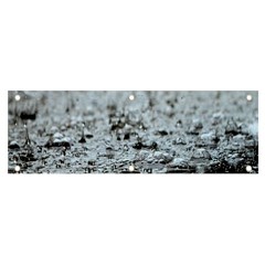  Rain Drops Water Liquid  Banner And Sign 6  X 2  by artworkshop