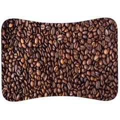 Coffee Beans Food Texture Velour Seat Head Rest Cushion by artworkshop