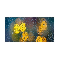 Bokeh Raindrops Window  Yoga Headband by artworkshop