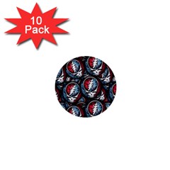 Grateful Dead Pattern 1  Mini Buttons (10 Pack)  by Jancukart