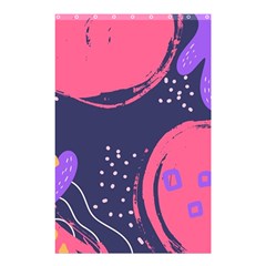 Abstract Background Shapes Banner Shower Curtain 48  X 72  (small)  by Amaryn4rt