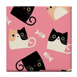 Cat Pattern Backgroundpet Face Towel