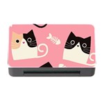 Cat Pattern Backgroundpet Memory Card Reader with CF