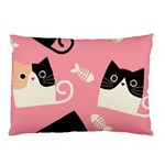 Cat Pattern Backgroundpet Pillow Case (Two Sides)