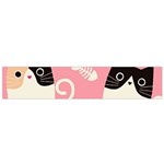 Cat Pattern Backgroundpet Small Flano Scarf