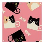 Cat Pattern Backgroundpet Banner and Sign 3  x 3 