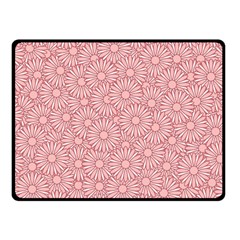 Flora Flowers Pattern Design Pink Spring Nature Fleece Blanket (small) by artworkshop