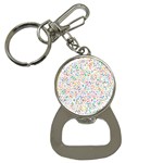 Flowery Floral Abstract Decorative Ornamental Bottle Opener Key Chain