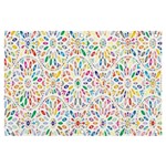 Flowery Floral Abstract Decorative Ornamental Banner and Sign 6  x 4 