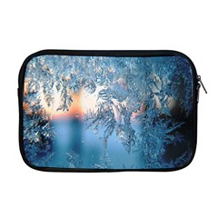 Frost Winter Morning Snow Season White Holiday Apple Macbook Pro 17  Zipper Case by artworkshop