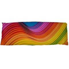  Rainbow Pattern Lines Body Pillow Case Dakimakura (two Sides) by artworkshop