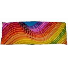  Rainbow Pattern Lines Body Pillow Case (dakimakura) by artworkshop