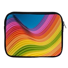  Rainbow Pattern Lines Apple Ipad 2/3/4 Zipper Cases by artworkshop