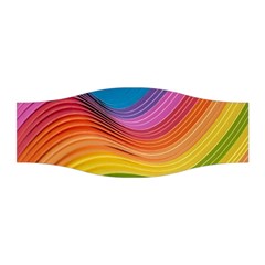  Rainbow Pattern Lines Stretchable Headband by artworkshop