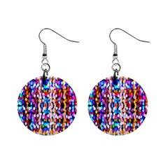 Abstract Background Blur Mini Button Earrings