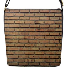 Bricks Wall Red  Flap Closure Messenger Bag (s) by artworkshop