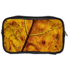 Leaf Leaf Veins Fall Toiletries Bag (two Sides) by artworkshop