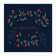 Merry Christmas Holiday Pattern  Medium Glasses Cloth by artworkshop