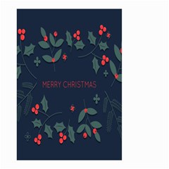 Merry Christmas Holiday Pattern  Small Garden Flag (two Sides) by artworkshop