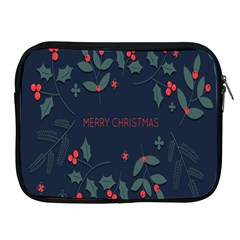 Merry Christmas Holiday Pattern  Apple Ipad 2/3/4 Zipper Cases by artworkshop