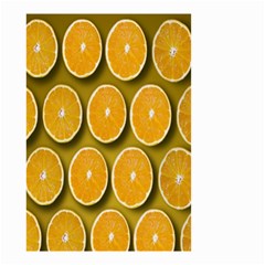 Orange Slices Cross Sections Pattern Small Garden Flag (two Sides) by artworkshop