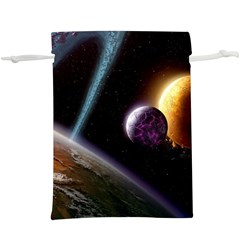 Planets In Space  Lightweight Drawstring Pouch (xl)