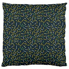 Abstract Pattern Sprinkles Sprinkle Large Flano Cushion Case (one Side) by Wegoenart