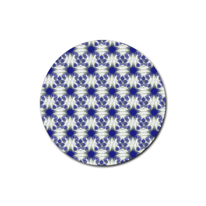 Background Pattern Texture Design Rubber Round Coaster (4 pack)