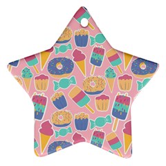 Ice-cream Star Ornament (two Sides) by nateshop