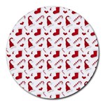 Christmas Template Advent Cap Round Mousepads