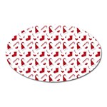 Christmas Template Advent Cap Oval Magnet Front