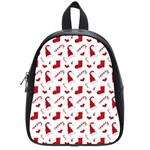 Christmas Template Advent Cap School Bag (Small) Front