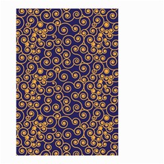 Pattern Illustration Spiral Pattern Texture Fractal Small Garden Flag (two Sides) by Amaryn4rt
