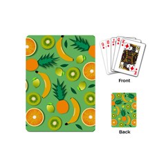 Fruit Tropical Pattern Design Art Playing Cards Single Design (mini) by danenraven