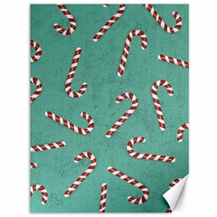 Christmas Candy Cane Background Canvas 36  X 48  by danenraven